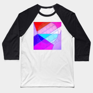 Circle Square Pattern Baseball T-Shirt